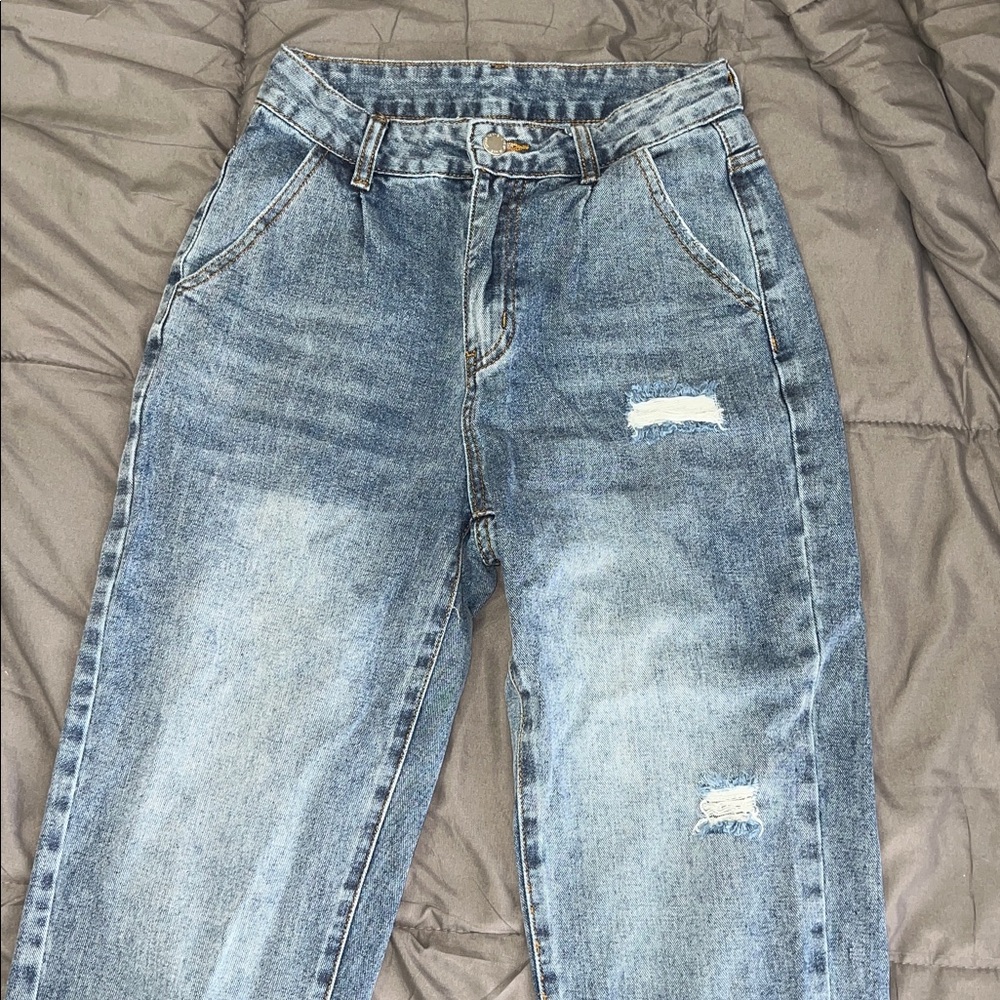 SHEIN Blue Denim Jeans